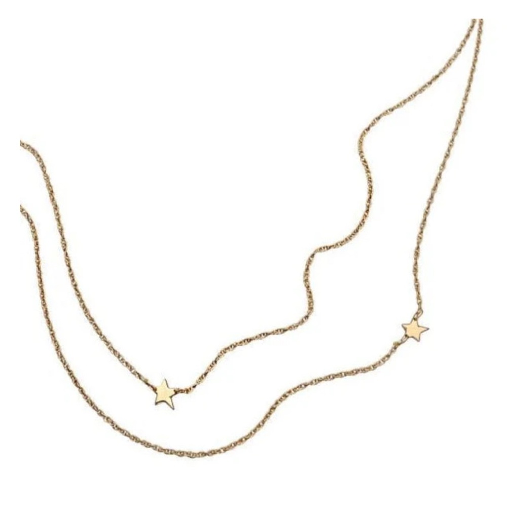 Jennifer Zeuner Gold Star Necklace